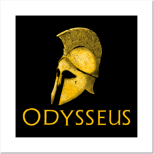 Ancient Greek Epic Myth - Odysseus - Trojan War The Odyssey Posters and Art